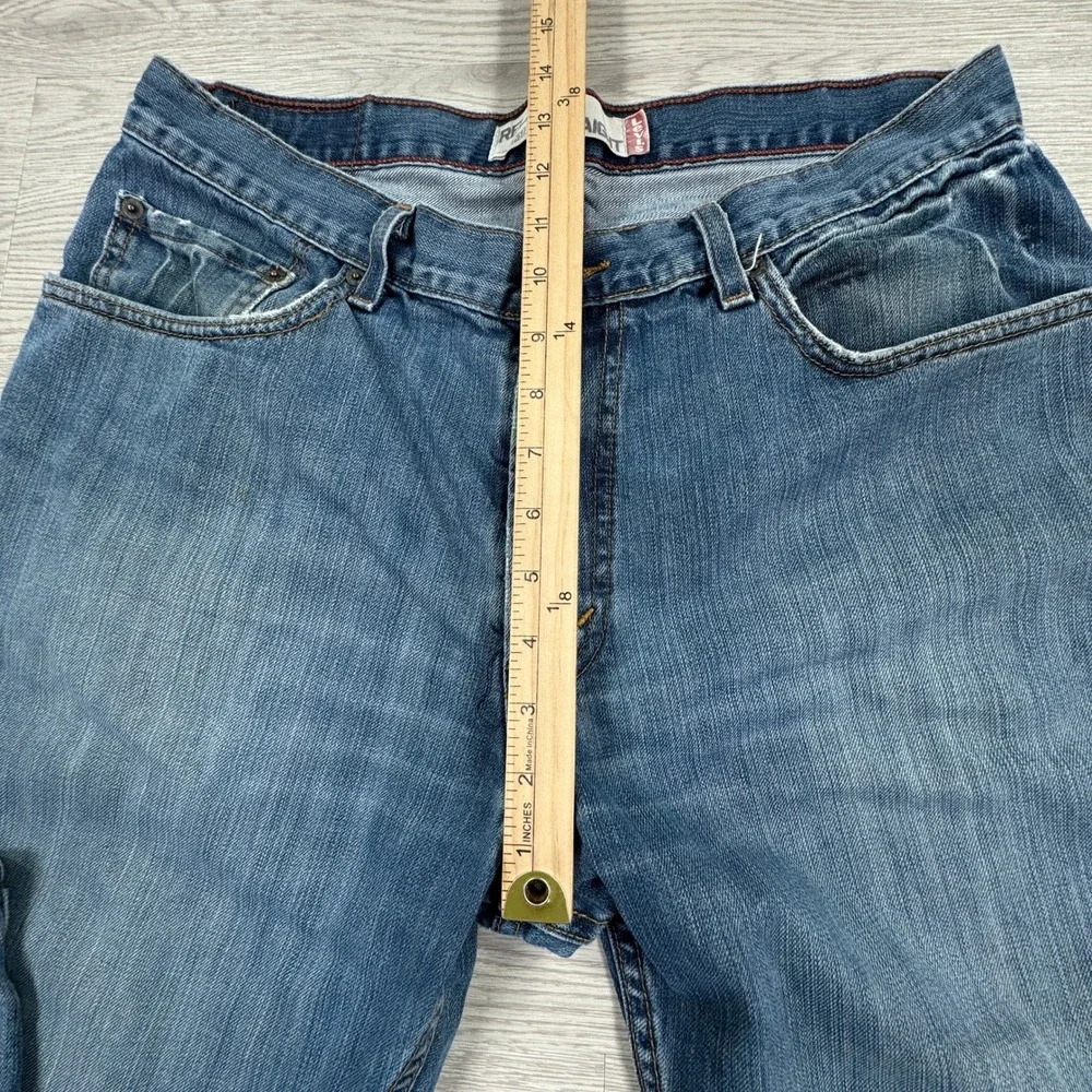 Levi's Men's Jeans 559 Relaxed Straight Blue Size 34x32 Medium Wash Cotton Denim